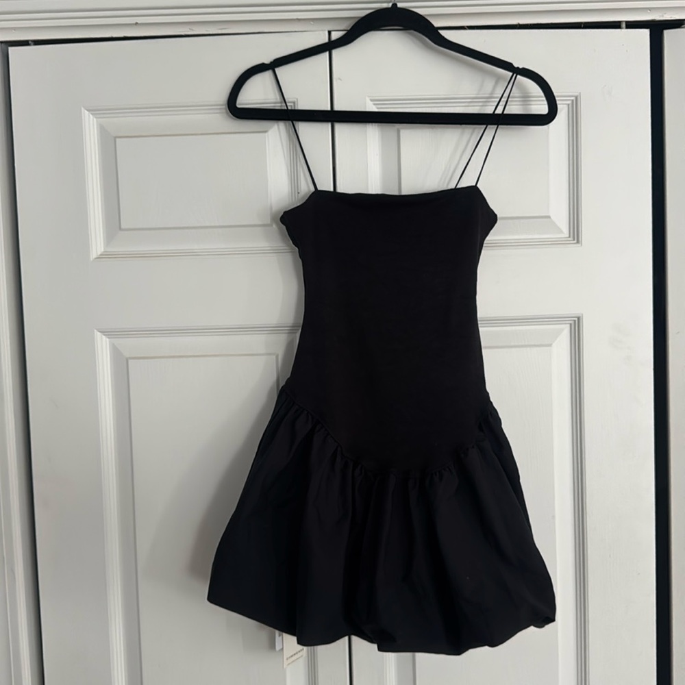 Commense black mini dress size small - new with tags
